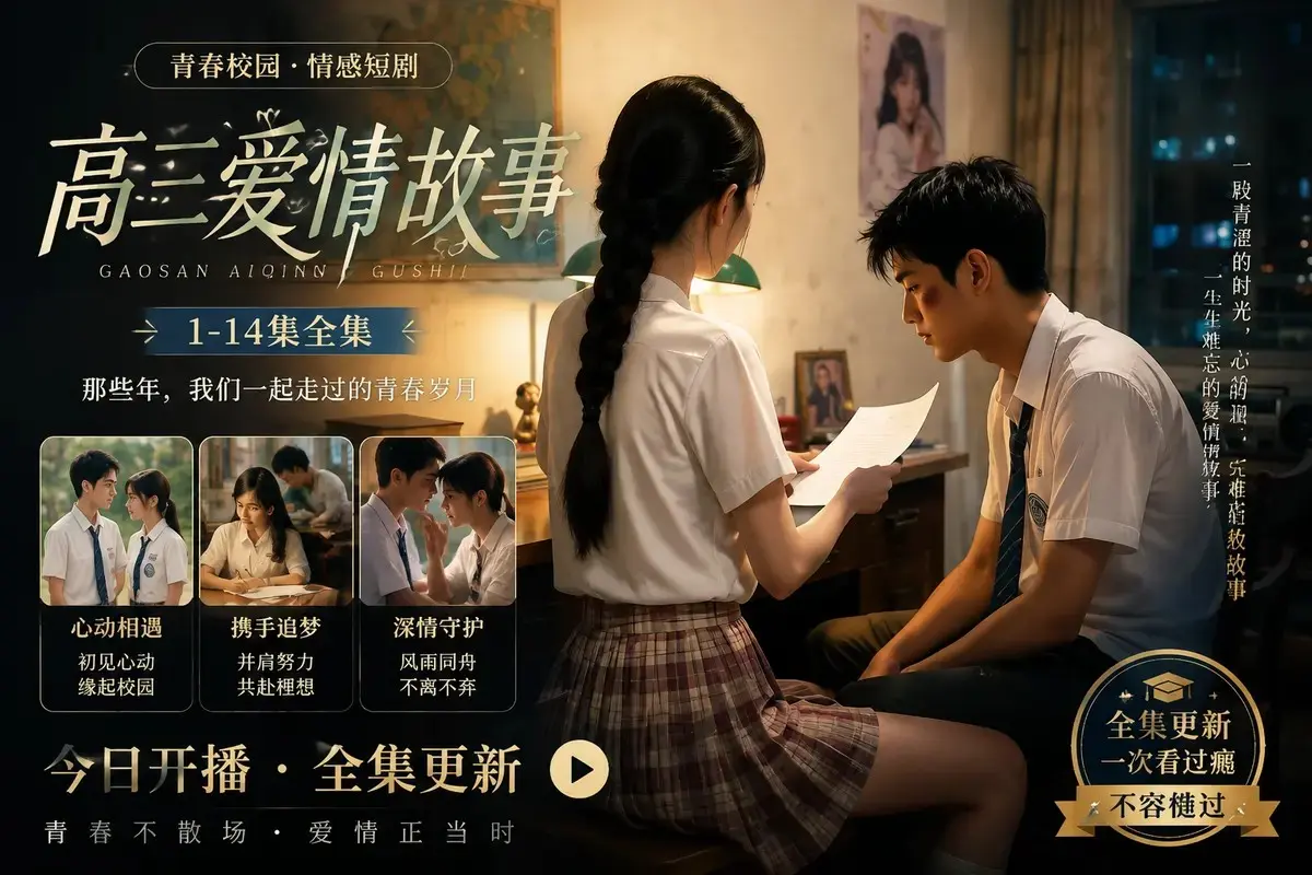 《高三爱情故事》全集高清在线观看-黄果魔改AI短剧蓝光修复中字版-百度阿里云盘免费资源直链-全程高能无尿点